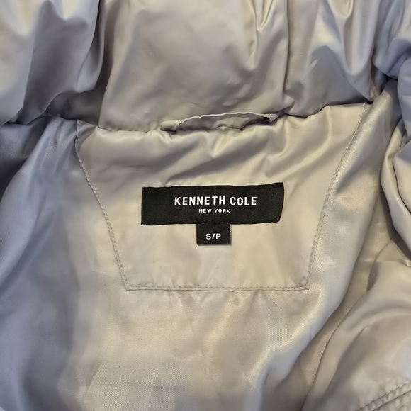 Kenneth Cole Women's Puffer Jacket  Light Gray Winter Fall Snow Size Small - Picture 2 of 7